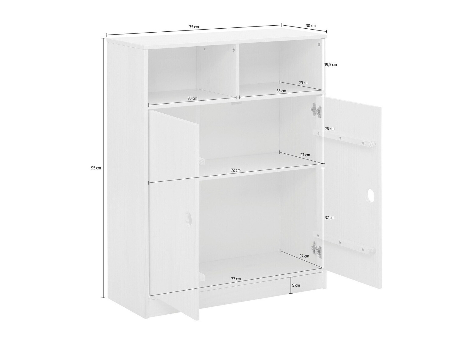 Vaikų kambario komplektas Ruvfiva 120 (Pilka)