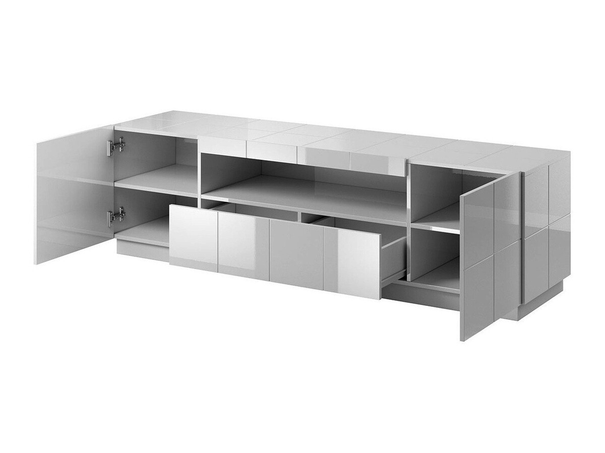 TV staliukas Charlotte 131 (Blizgi juoda)