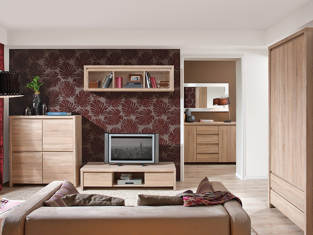 TV staliukas Nolroma 128 (Sonomos ąžuolas)