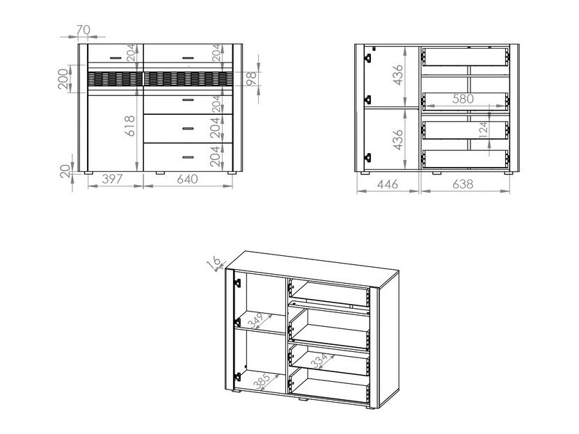 Komoda Madison J106