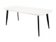 Stalas Dallas 131 (Balta + Juoda)