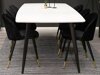 Stalas Dallas 131 (Balta + Juoda)