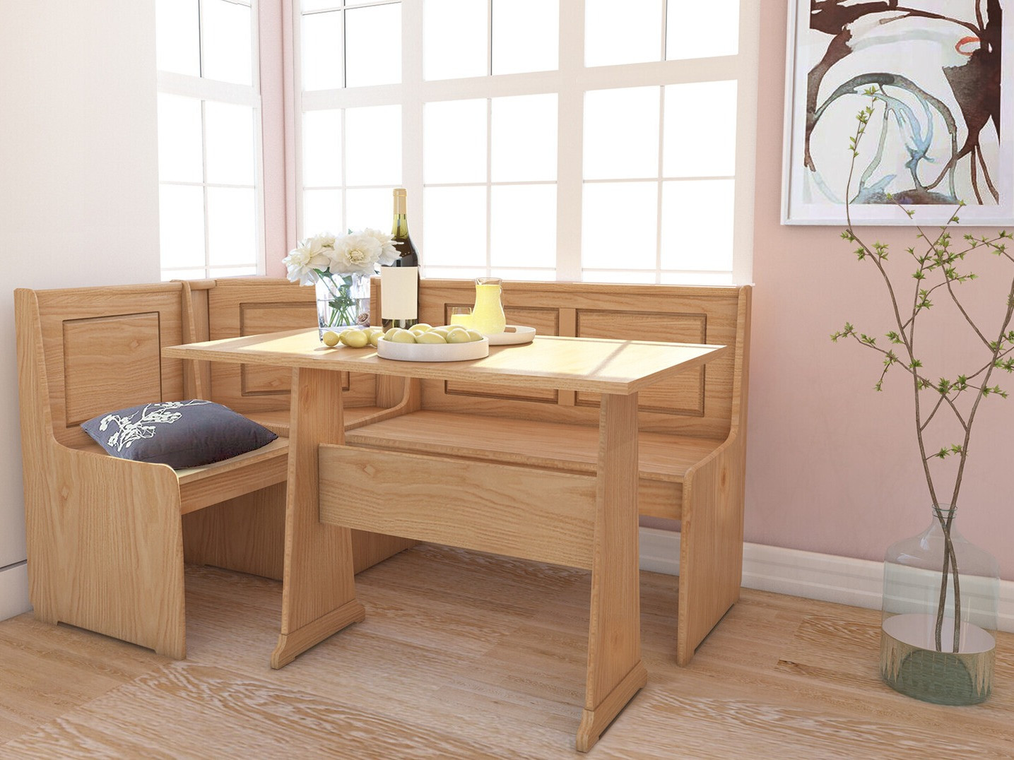 Virtuvės kampas Denton 204 (Pušis)