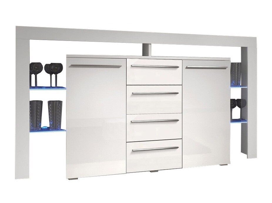 Komoda Aestas (Balta + Blizgi balta)