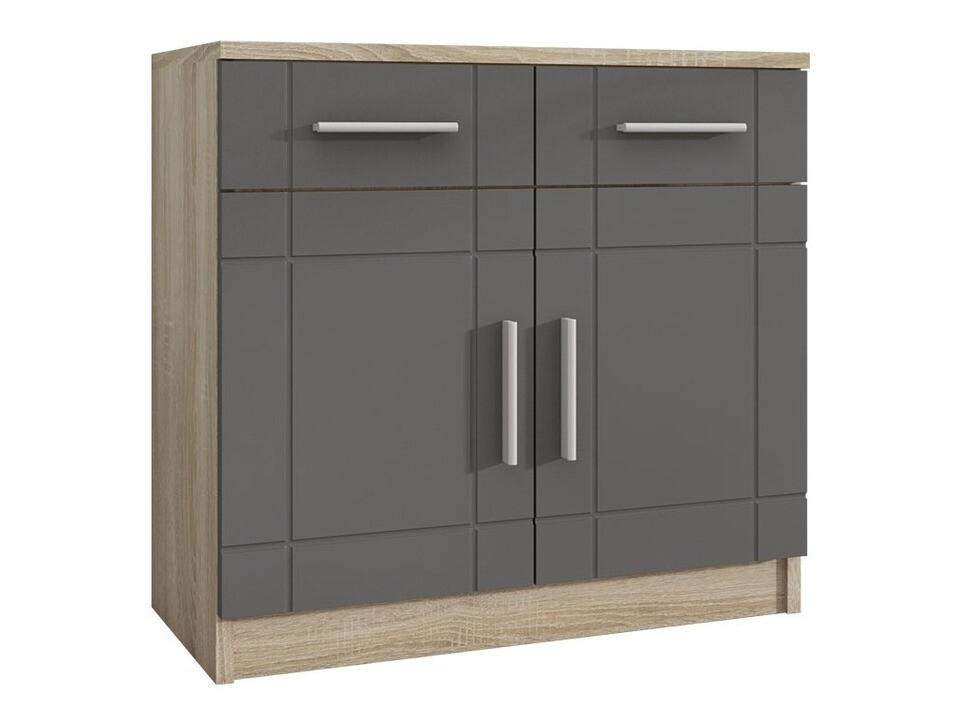 Komoda Bacces (Sonomos ąžuolas + Grafitas)