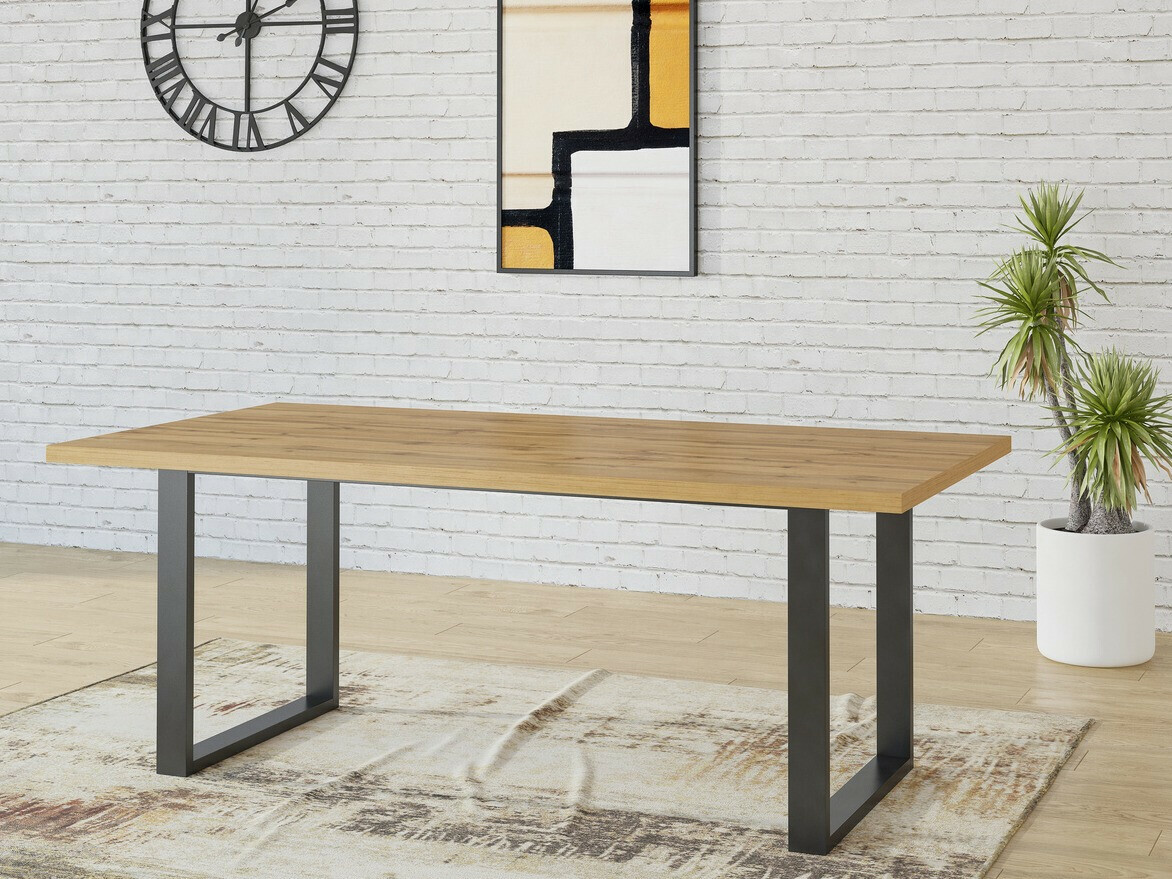 Stalas Avicavu 106 (Votan ąžuolas + Juoda)