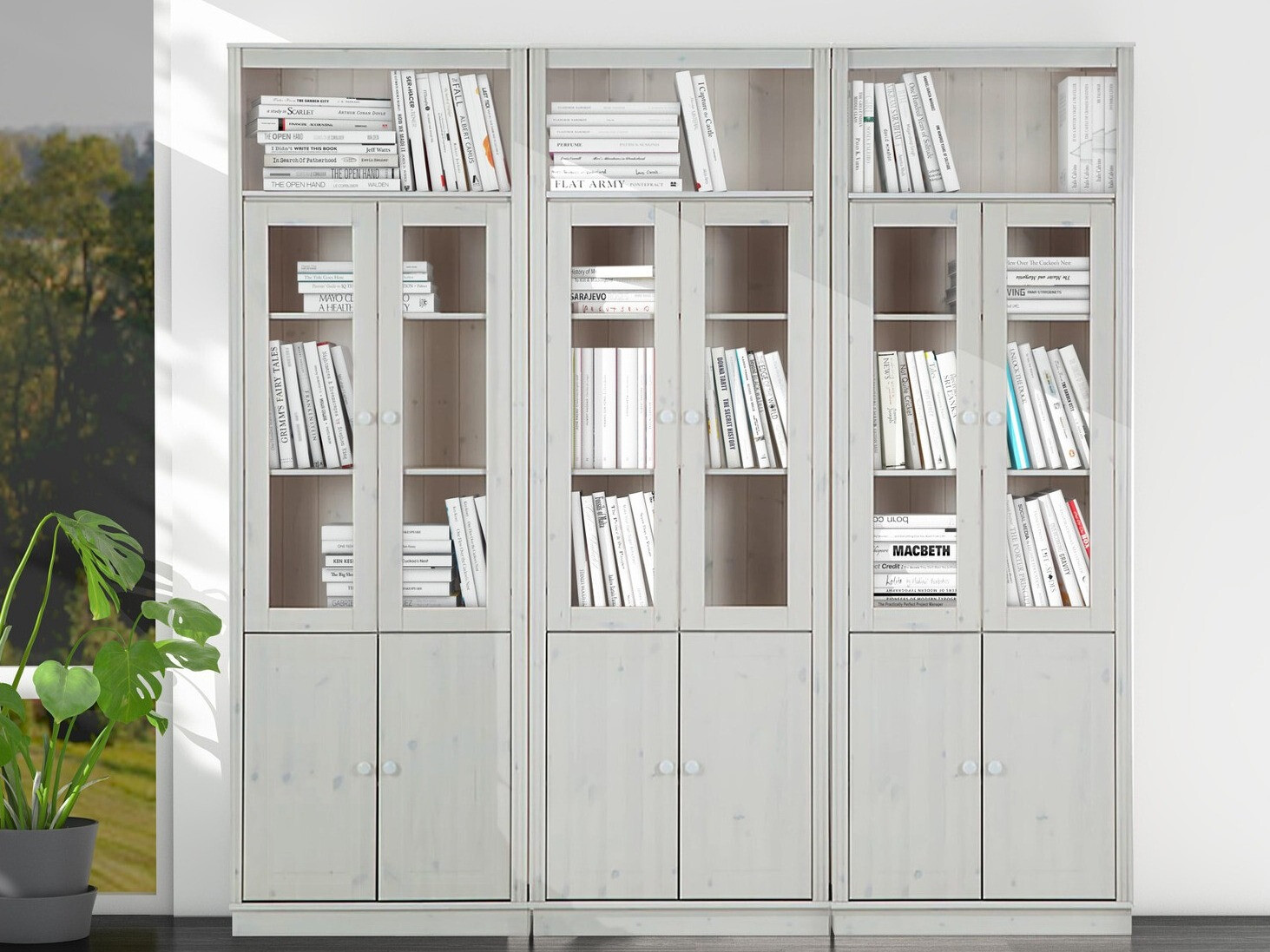 Lentynų komplektas Saltoro 114 (Pilka)