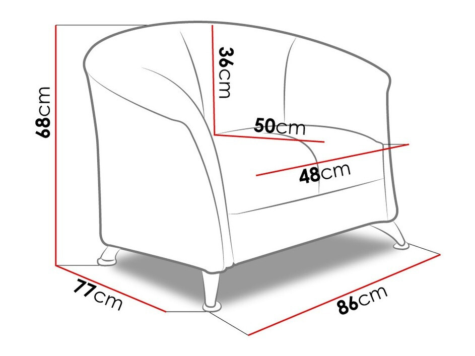 Fotelis Velum (Soft 010)