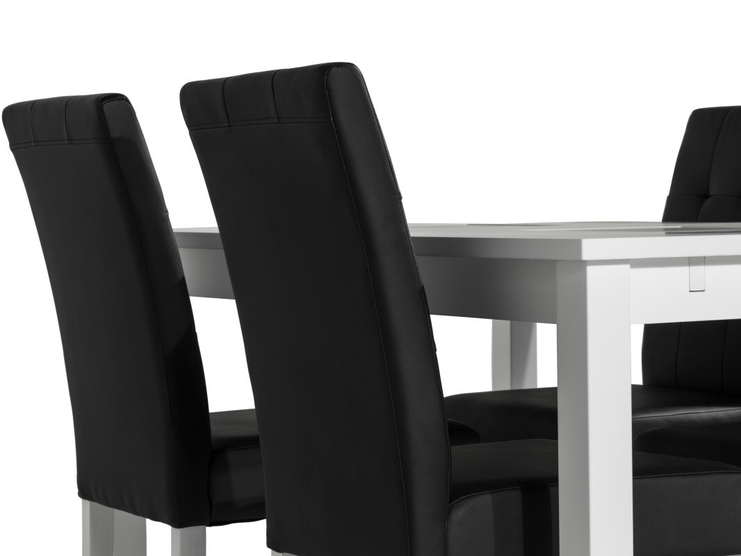 Valgomojo komplektas Scandinavian Choice 671 (Juoda + Balta)