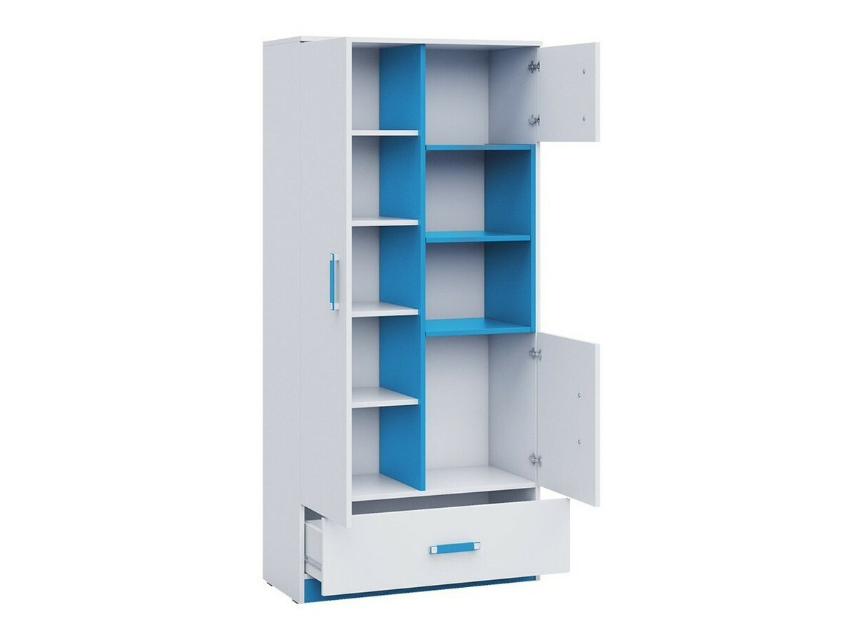 Vaikų kambario komplektas Lorlare 120 (Balta + Pilka)