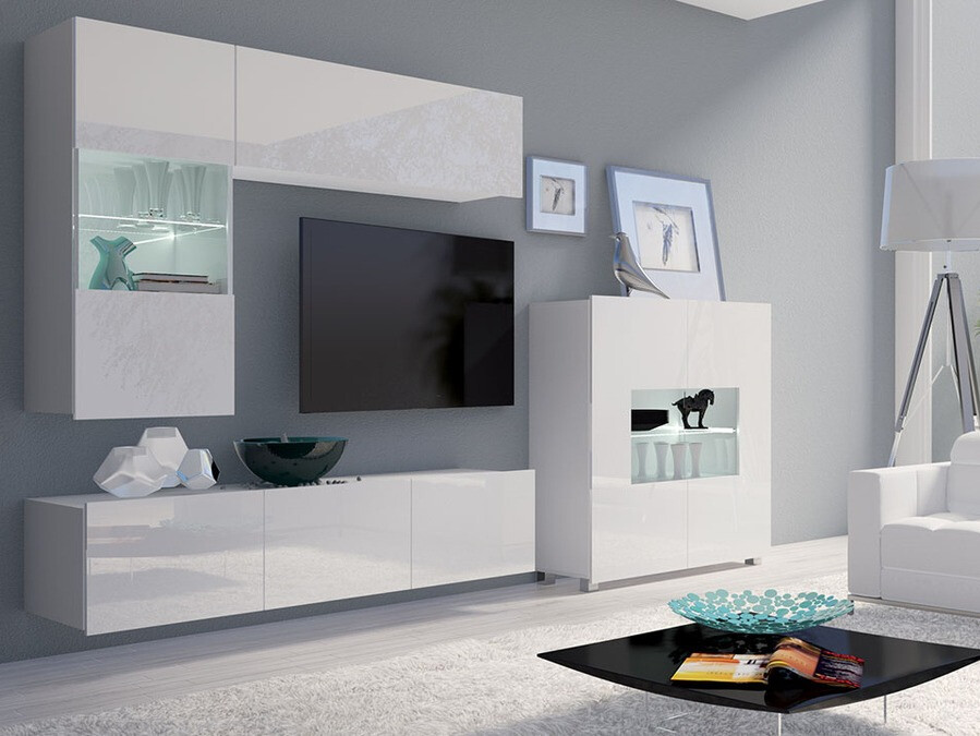 Spintelė Remus (Balta + Blizgi balta)