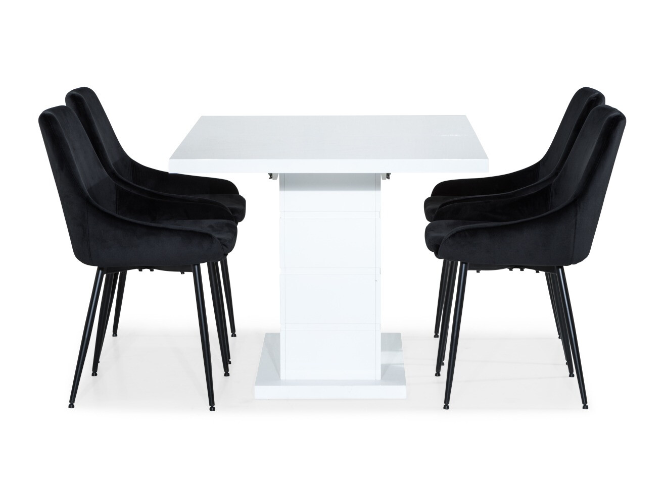 Valgomojo komplektas Scandinavian Choice 726 (Juoda)