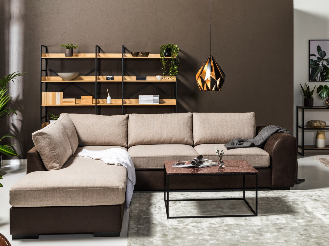 Žurnalinis staliukas Concept 55 150 (Raudonas marmuras + Juoda)