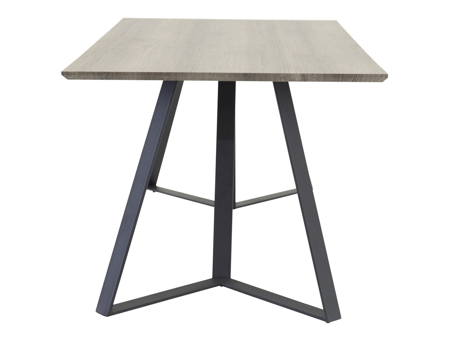 Stalas Dallas 372 (Šviesus medis + Juoda)