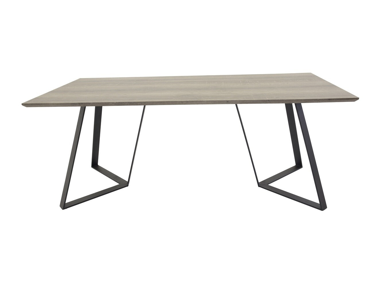 Stalas Dallas 372 (Šviesus medis + Juoda)