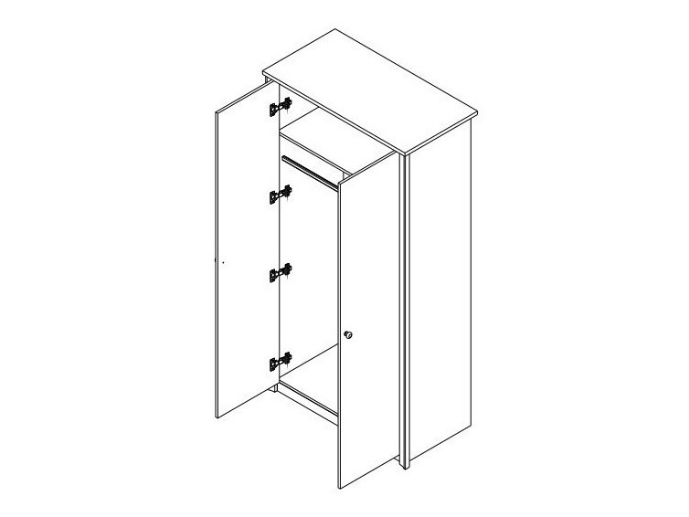 Spinta Elialo 111 (Tamsus Sonomos ąžuolas)