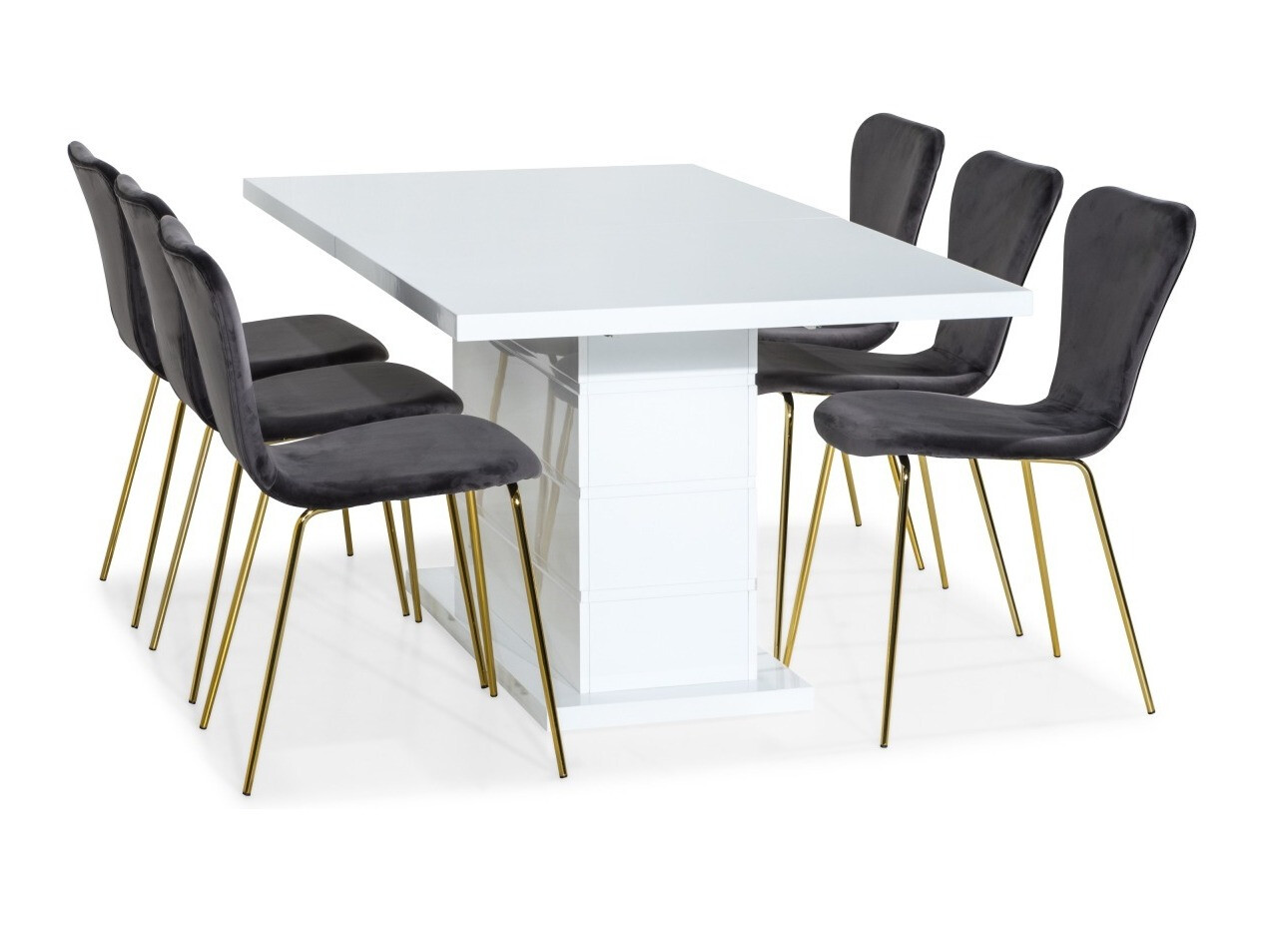 Valgomojo komplektas Scandinavian Choice 729 (Pilka)