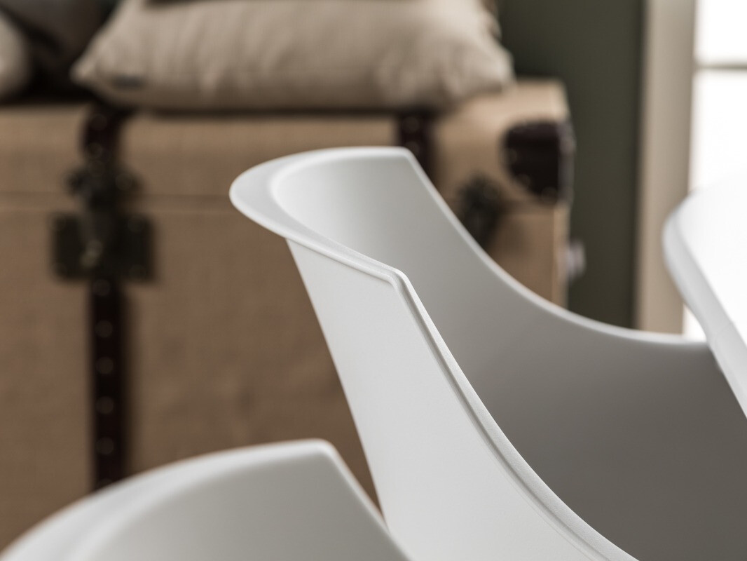 Valgomojo komplektas Andrarum 190 (Balta + Ruda)