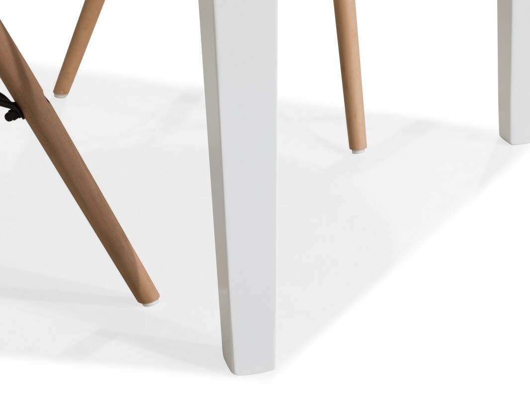 Valgomojo komplektas Andrarum 190 (Balta + Ruda)