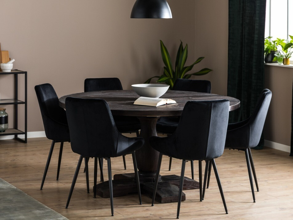 Valgomojo komplektas Scandinavian Choice 744 (Juoda)