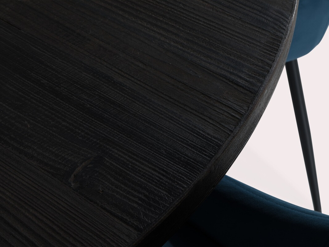 Valgomojo komplektas Scandinavian Choice 744 (Mėlyna + Juoda)