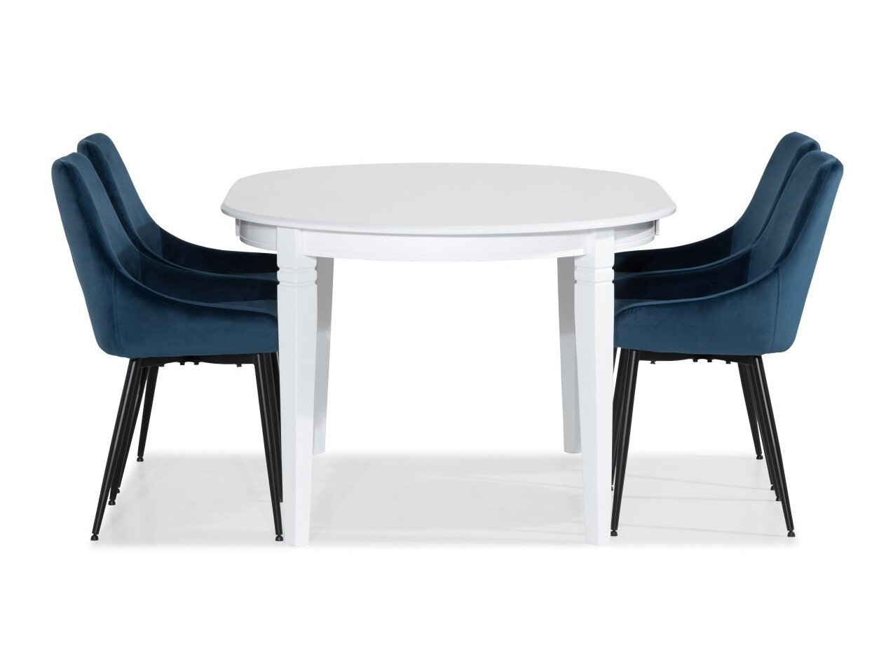 Valgomojo komplektas Scandinavian Choice 759 (Mėlyna + Juoda)