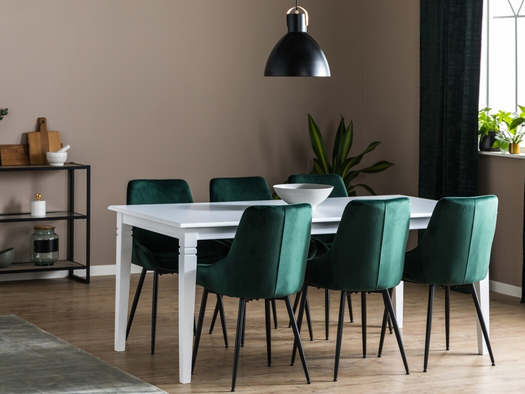 Valgomojo komplektas Scandinavian Choice 770 (Žalia + Juoda)