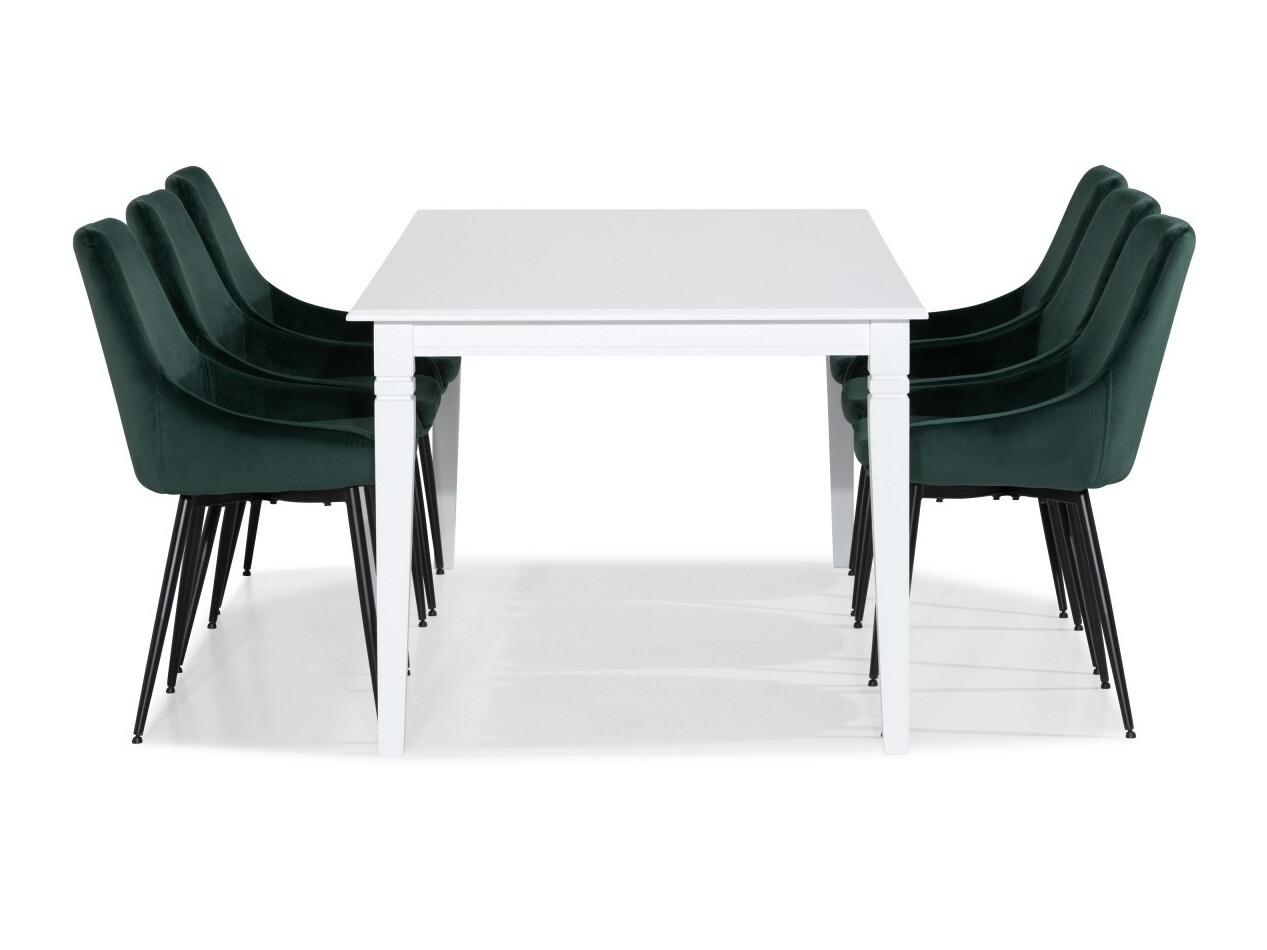 Valgomojo komplektas Scandinavian Choice 770 (Žalia + Juoda)