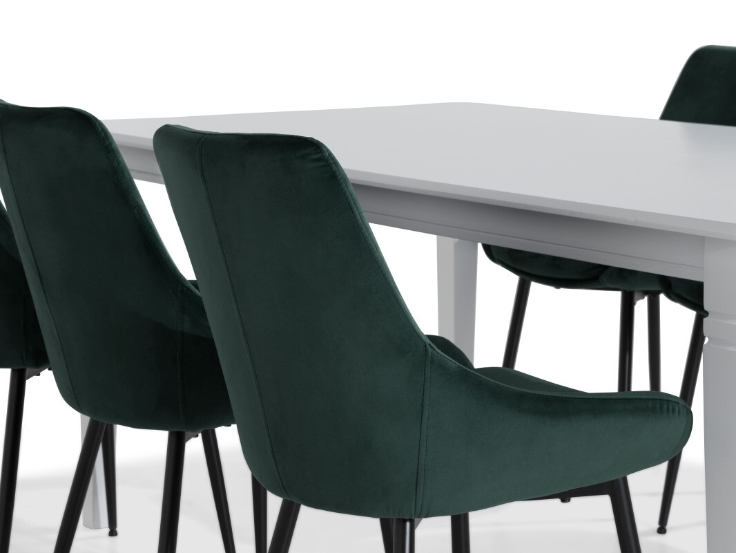 Valgomojo komplektas Scandinavian Choice 770 (Žalia + Juoda)