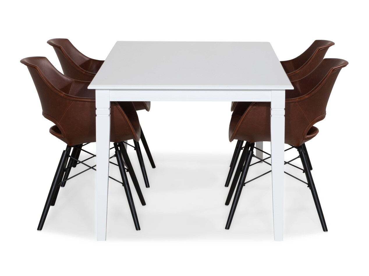 Valgomojo komplektas Scandinavian Choice 771 (Ruda + Juoda)