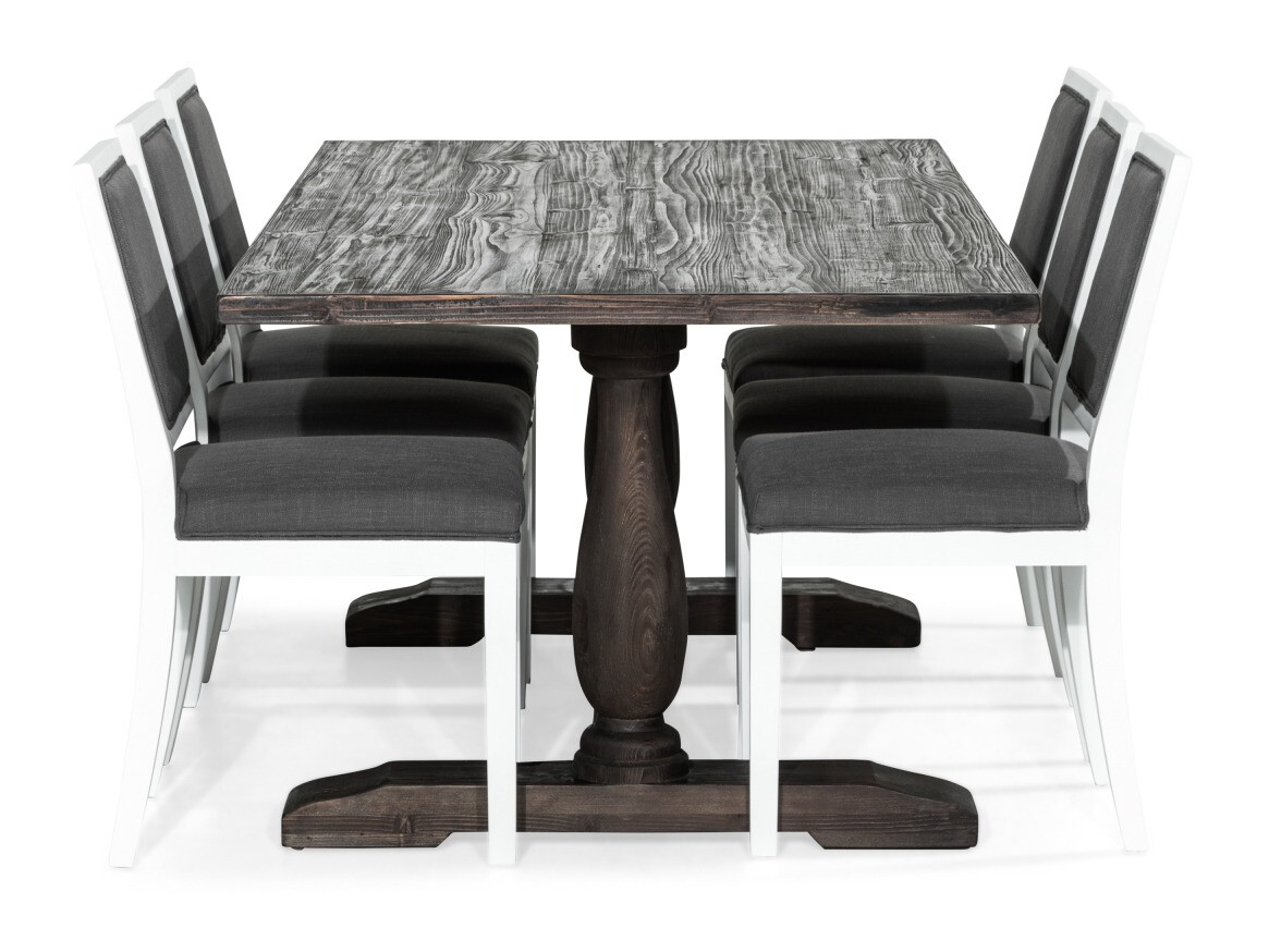 Valgomojo komplektas Scandinavian Choice 774 (Balta + Pilka)