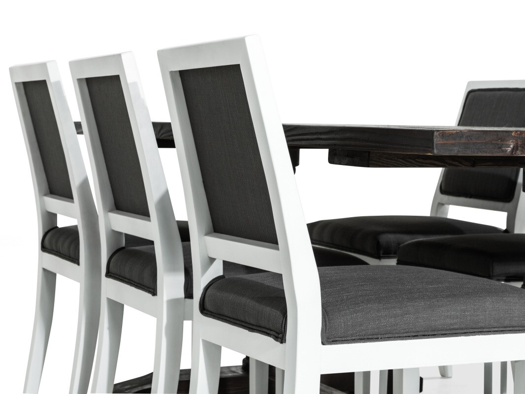 Valgomojo komplektas Scandinavian Choice 774 (Balta + Pilka)