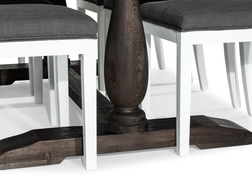 Valgomojo komplektas Scandinavian Choice 774 (Balta + Pilka)