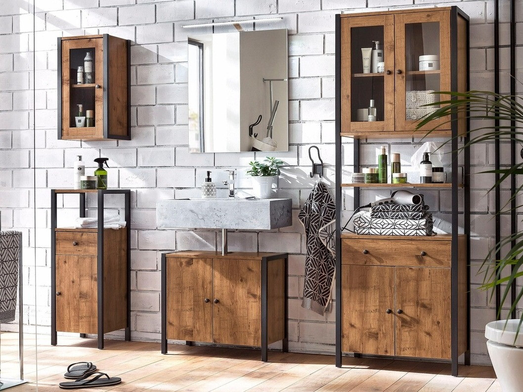 Pastatoma vonios spintelė Larnovo 109