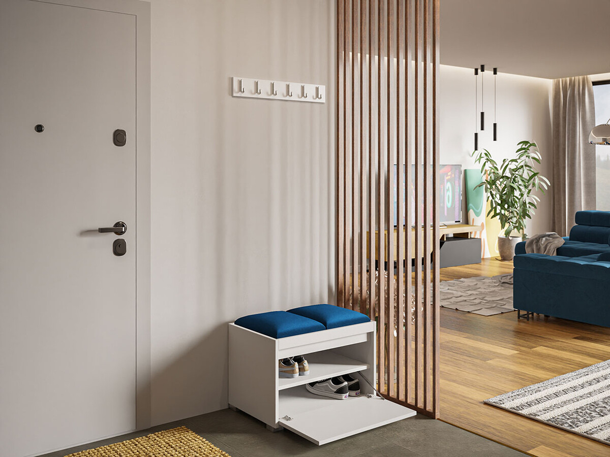 Prieškambario komplektas Comfivo Pinus VI (Balta + Manila 26)