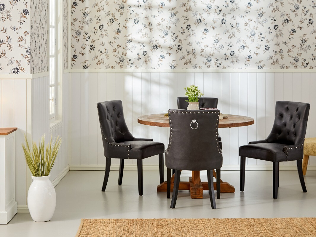 Valgomojo komplektas Riverton 371 (Guoba + Juoda)