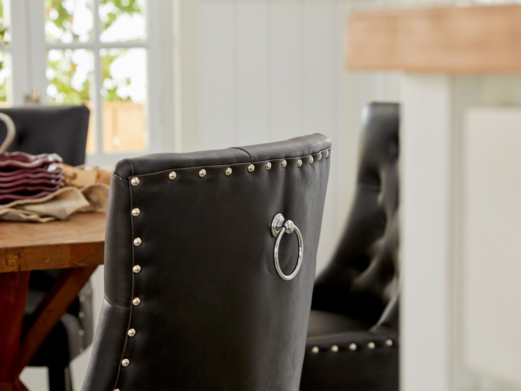 Valgomojo komplektas Riverton 371 (Guoba + Juoda)