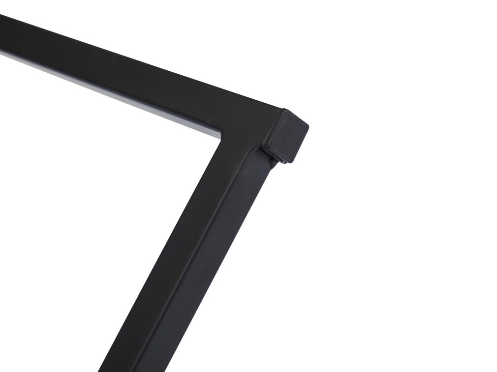 Žurnalinis staliukas Riverton 381 (Juodas marmuras + Juoda)