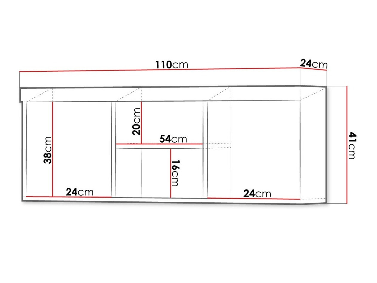 Pakabinama lentyna Cormiru 104 (Slyva)