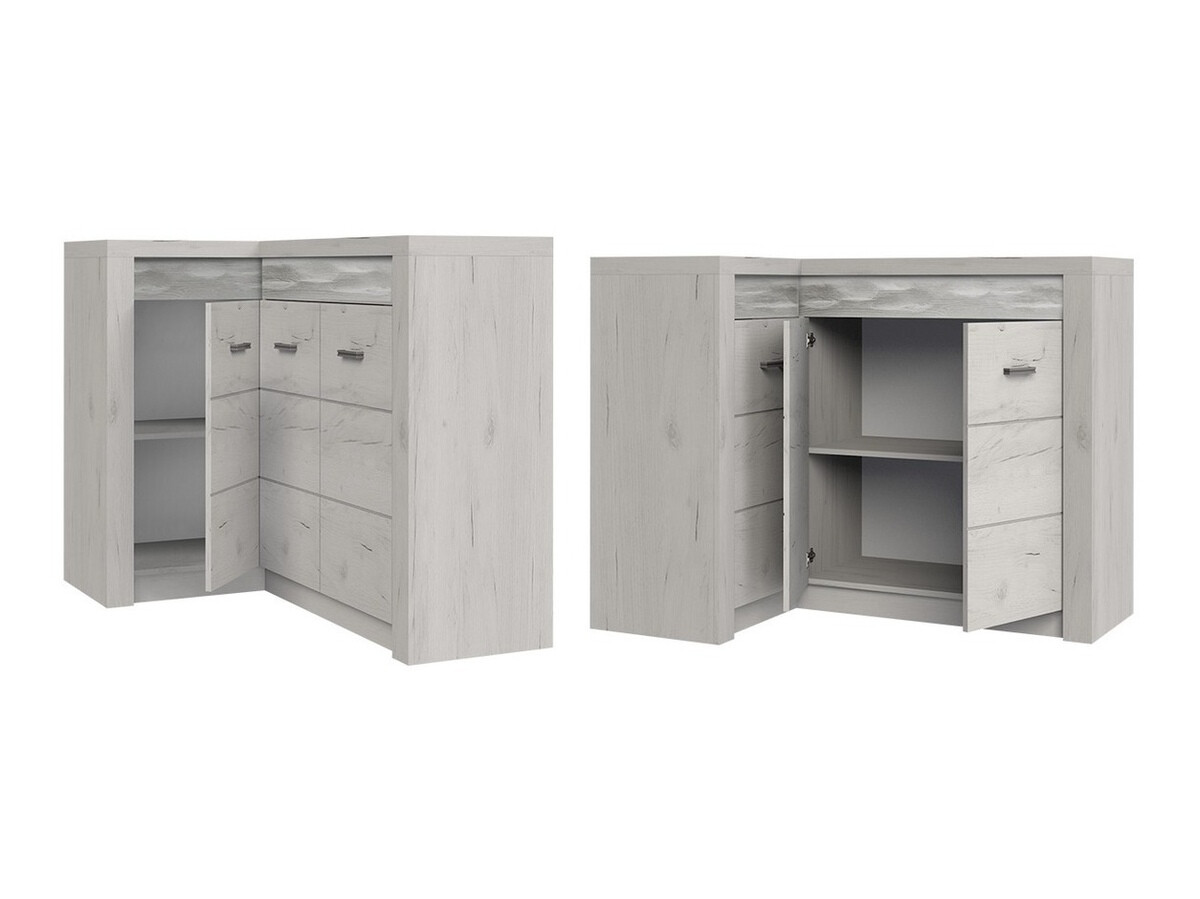 Kampinė spintelė Serfeno 113 (Craft balta)