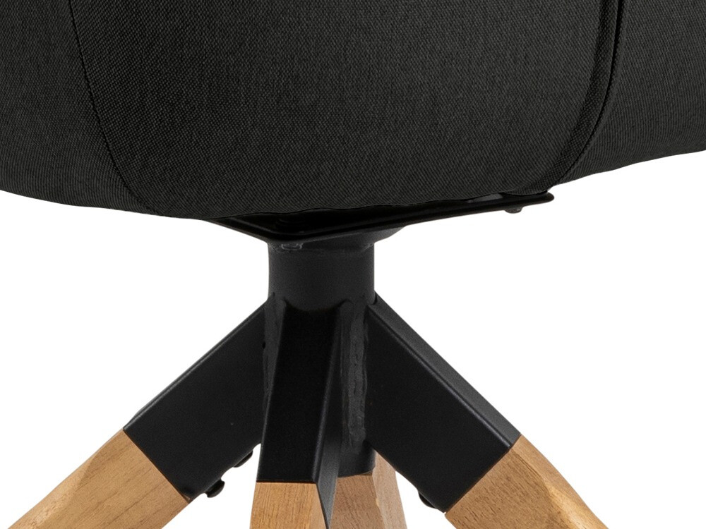 Kėdė Norsica 391 (Tamsi pilka + Šviesus medis)