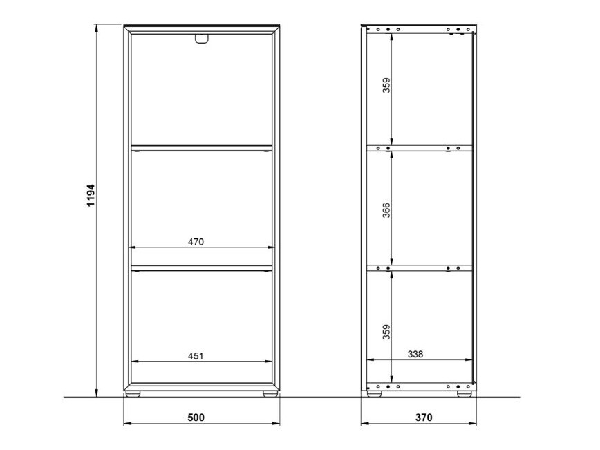 Lentyna Catcamu 103 (Balta + Navarra ąžuolas)