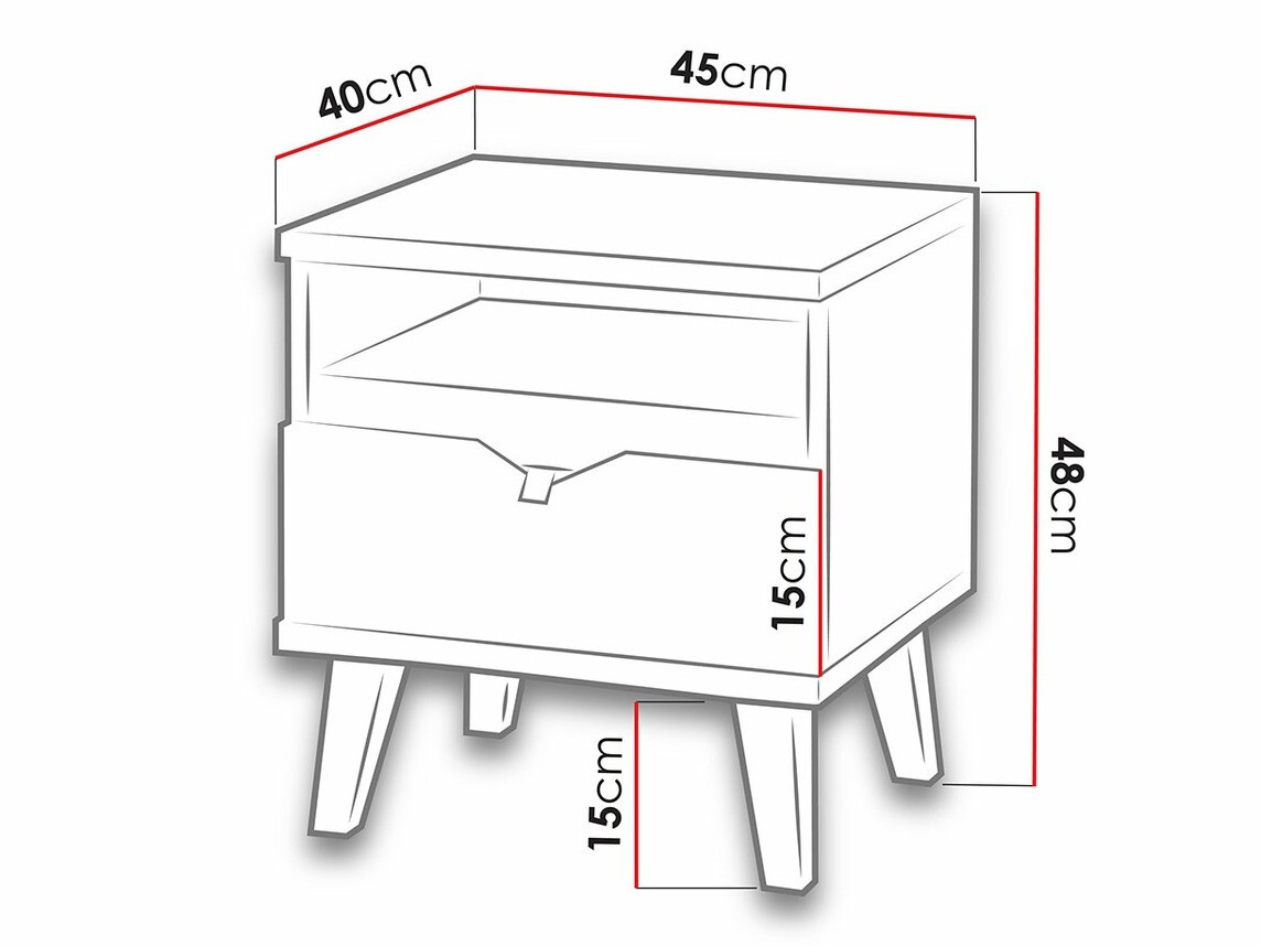 Naktinis staliukas Etrmoru 131