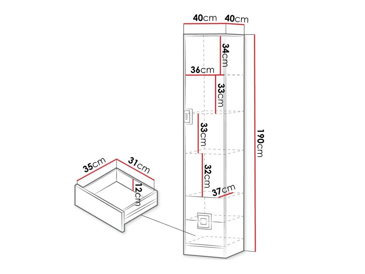 Lentyna Tolfere 104 (Šviesus ąžuolas + Balta + Turkis)