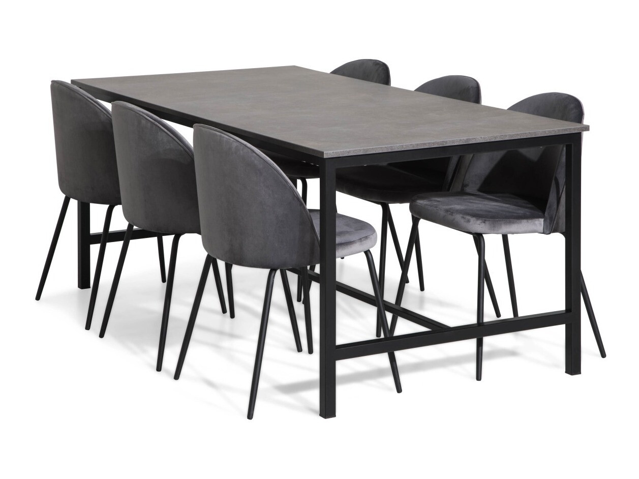 Valgomojo komplektas In Living 357 (Pilka)