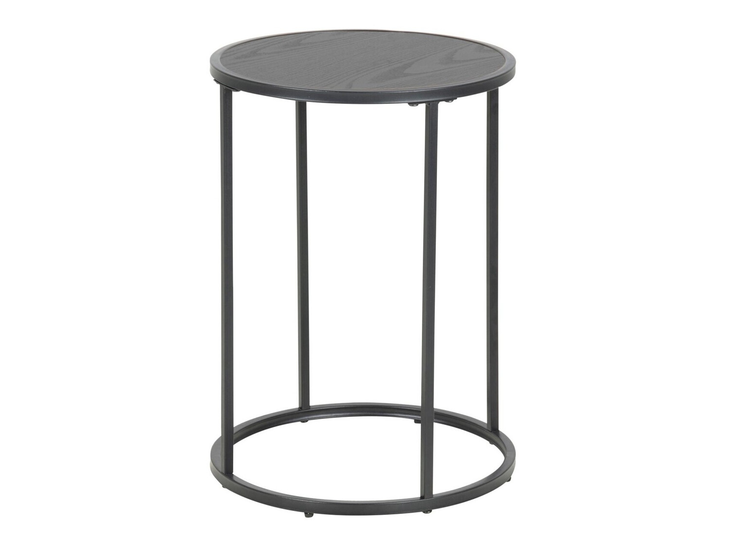 Šoninis staliukas Norsica Sevferi 118 (Juodas uosis + Juoda)