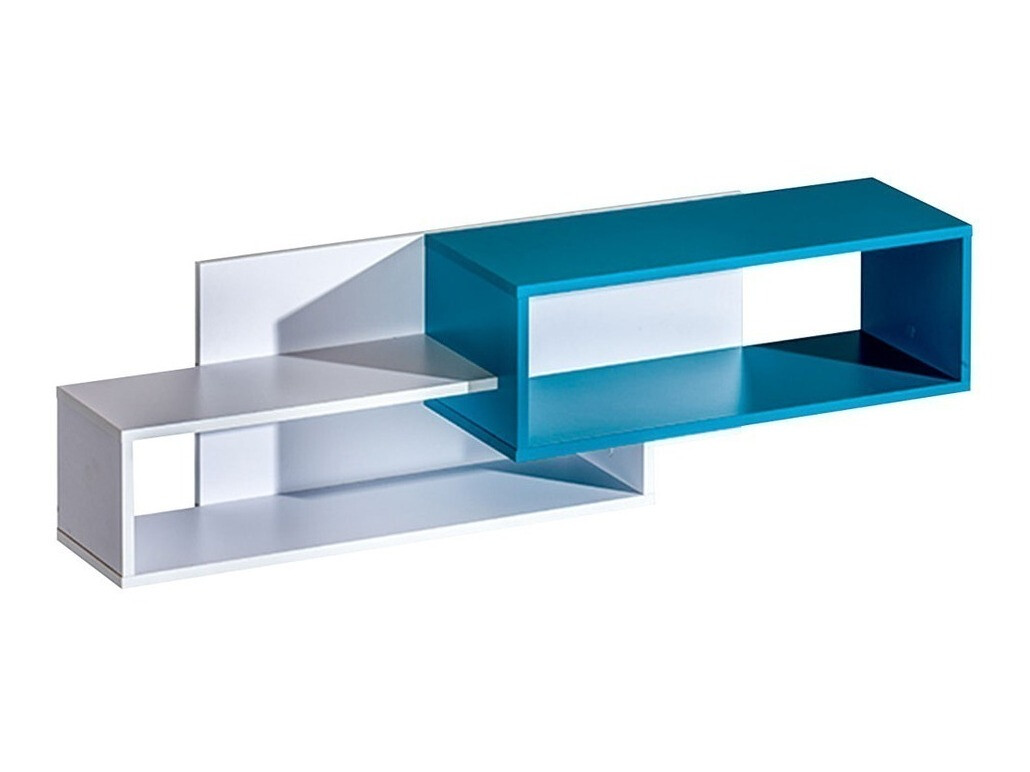 Vaikų kambario komplektas Sorviru 106 (Balta + Turkis)