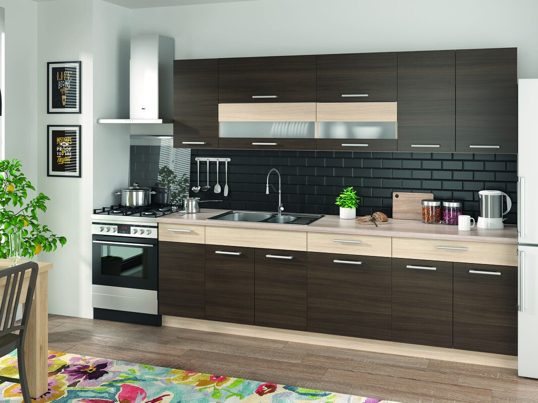 Modulinė kampinė spintelė Mode Dark 118