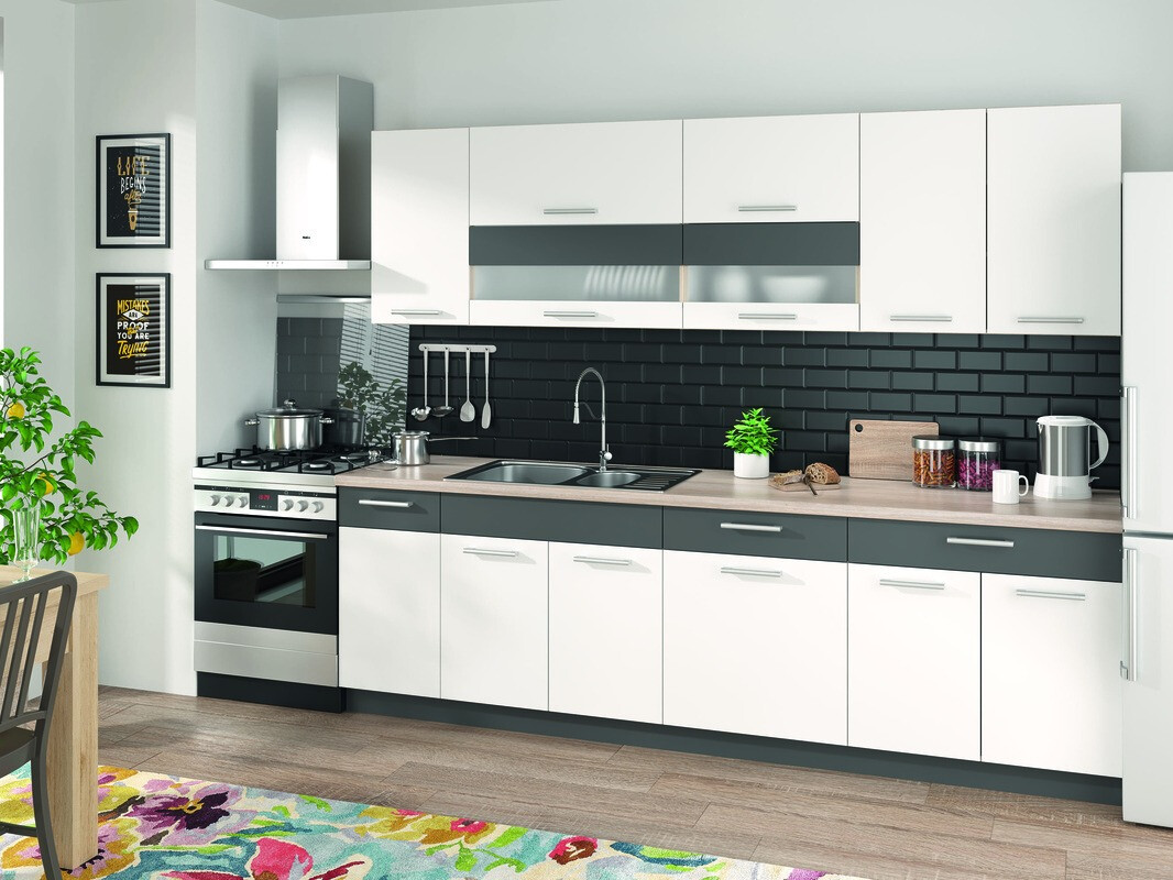 Modulinė spintelė su durelėmis Mode White 123