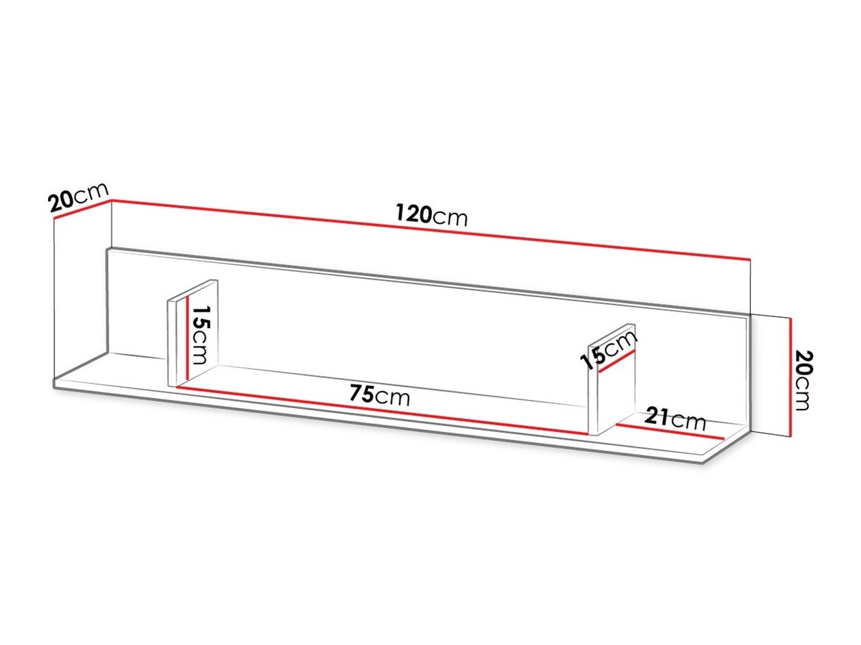 Pakabinama lentyna Tolfere 101